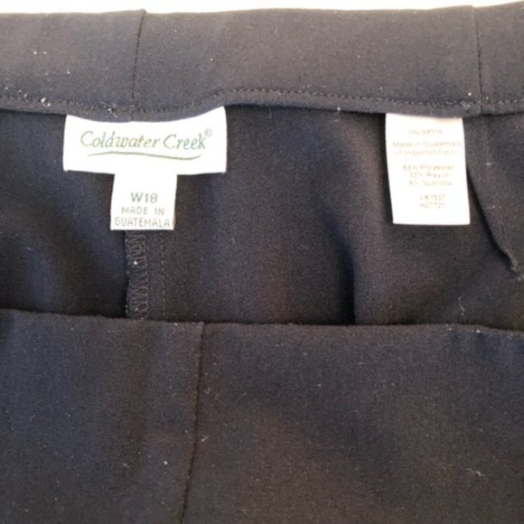 Coldwater Creek Black Slacks - Picture 2 of 3